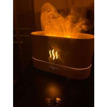 InFanso Essential Oil Diffuser BDQ701 with Flame Effect