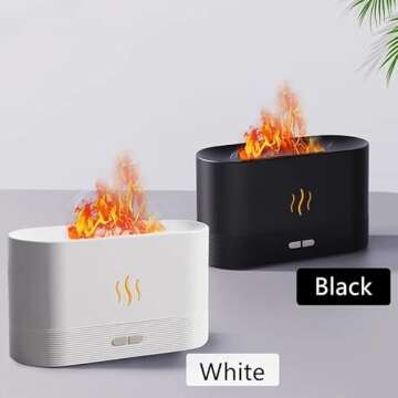 InFanso Essential Oil Diffuser BDQ701 with Flame Effect