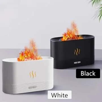 InFanso Essential Oil Diffuser BDQ701 with Flame Effect