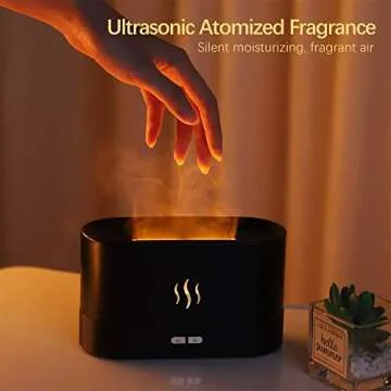 InFanso Essential Oil Diffuser BDQ701 with Flame Effect