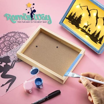 ROMI'S WAY DIY Frame Night Light Craft Kit for Kids