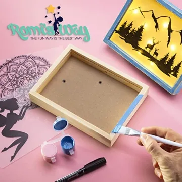 ROMI'S WAY DIY Frame Night Light Craft Kit for Kids