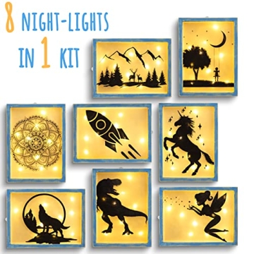 ROMI'S WAY DIY Frame Night Light Craft Kit for Kids