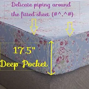 Luxury QSH 100% Cotton Queen Sheets for Ultimate Comfort