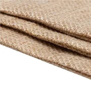 Kunyida Set of 4 Burlap Christmas Stockings Decoration Large Size