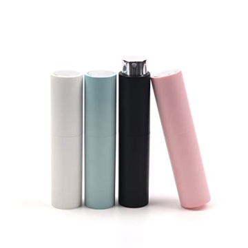 HUGE FUN Cologne Travel Size Perfume Bottles 4 Pack 10ML Refillable Atomizer Empty Perfume Spray Bot...