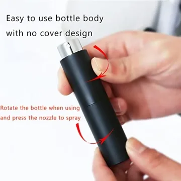 Travel Size Refillable Perfume Bottles 4 Pack for Fragrance Lovers