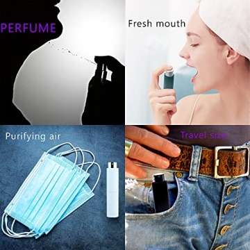 Travel Size Refillable Perfume Bottles 4 Pack for Fragrance Lovers