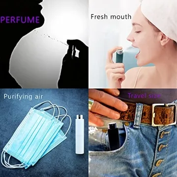 Travel Size Refillable Perfume Bottles 4 Pack for Fragrance Lovers