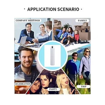 Travel Size Refillable Perfume Bottles 4 Pack for Fragrance Lovers