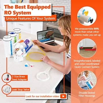 Express Water Reverse Osmosis Alkaline Filtration System for Family