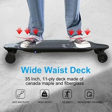 Electric Skateboard with Remote Control Ideal for All Ages