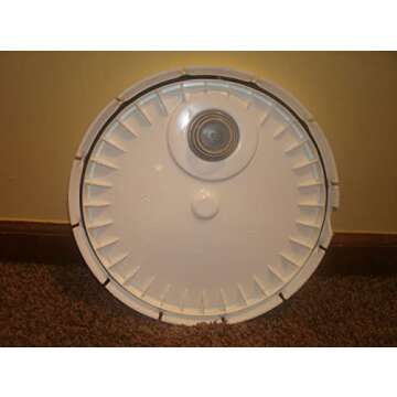 ePackageSupply 5 Gallon White Bucket & Lid, Made in The USA, Durable 90 Mil All Purpose Pail, Food G...