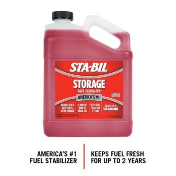Fuel Stabilizer for Fresh Gasoline - 128 Fl Oz
