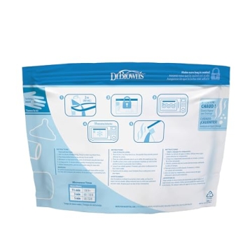 Dr. Brown's Microwave Sterilizer Bags for Safe Baby Care