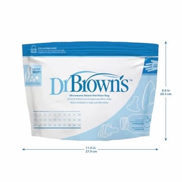 Dr. Brown's Microwave Sterilizer Bags for Safe Baby Care
