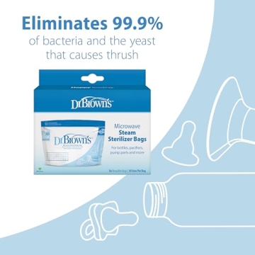 Dr. Brown's Microwave Sterilizer Bags for Safe Baby Care