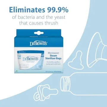 Dr. Brown's Microwave Sterilizer Bags for Safe Baby Care