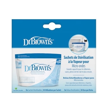 Dr. Brown's Microwave Sterilizer Bags for Safe Baby Care
