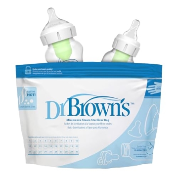 Dr. Brown's Microwave Sterilizer Bags for Safe Baby Care