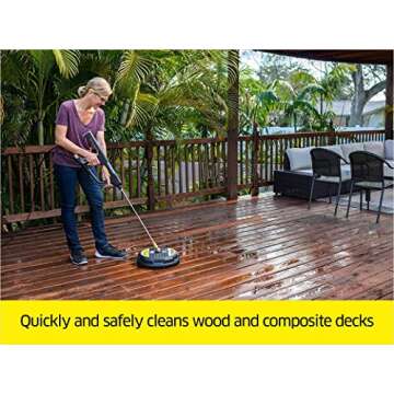 Karcher 15-Inch Pressure Washer Surface Cleaner Attachment