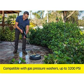 Karcher 15-Inch Pressure Washer Surface Cleaner Attachment