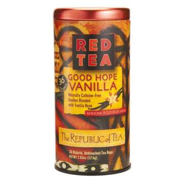 The Republic of Tea - Good Hope Vanilla Herbal Red Tea, Naturally Caffeine-Free African Rooibus - 36...