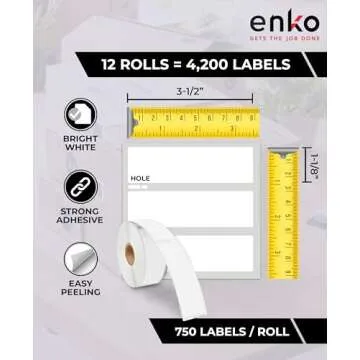 Affordable enKo Dymo 30252 Labels for All Your Needs