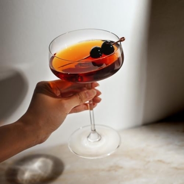 Viski Reserve Julien Coupe Martini Glass Set 4