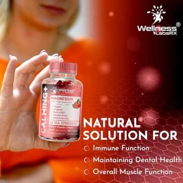 Premium Magnesium Glycinate Gummies for Relaxation and Vitality