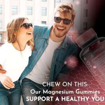 Premium Magnesium Glycinate Gummies for Relaxation and Vitality