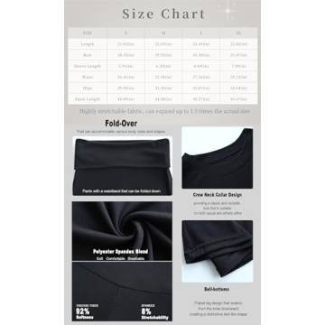 YETOWA Women's 2 Piece Lounge Set - Stylish Comfort Anytime