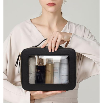 LETGO TSA Approved Clear Makeup Bags for Travel Essentials