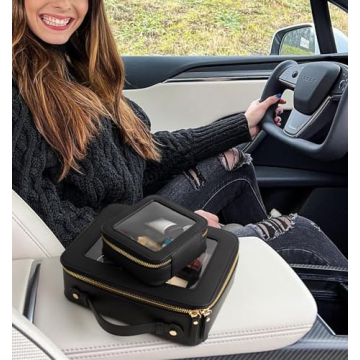 LETGO TSA Approved Clear Makeup Bags for Travel Essentials