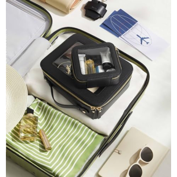 LETGO TSA Approved Clear Makeup Bags for Travel Essentials