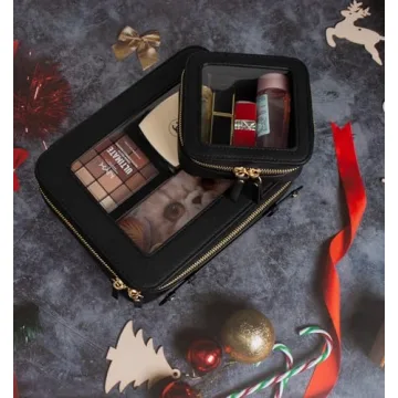 LETGO TSA Approved Clear Makeup Bags for Travel Essentials