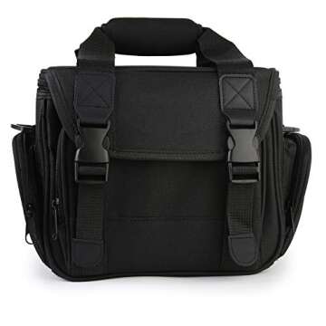 Canon EOS Rebel T7 DSLR Travel Bundle with 58mm 2X Telephoto, Wide Angle Lens + Two Lexar 633x 64GB Video Memory Cards + Compact Monopod + Table Tripod+ Filter Kit + Extra Battery + Padded Camera Bag+