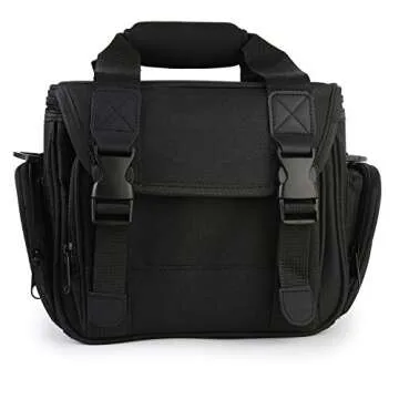 Canon EOS Rebel T7 DSLR Travel Bundle with 58mm 2X Telephoto, Wide Angle Lens + Two Lexar 633x 64GB Video Memory Cards + Compact Monopod + Table Tripod+ Filter Kit + Extra Battery + Padded Camera Bag+