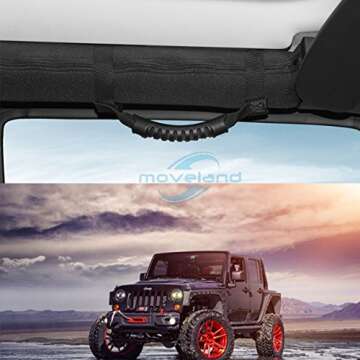 Grab Handle for Jeep Wrangler - Easy Install & Durable