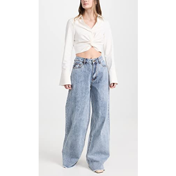 Lioness Women's Eivissa Baggy Jeans for Stylish Comfort