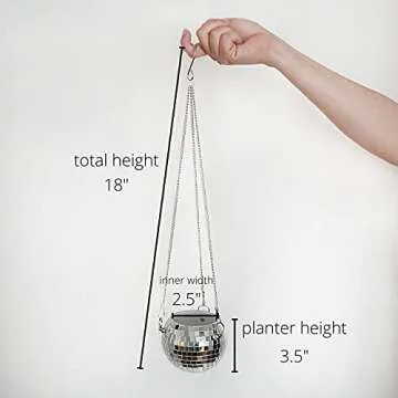 DADO 4" Disco Ball Planter for Indoor Plants