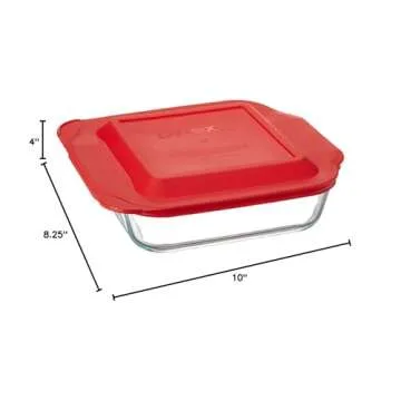 Pyrex Get Dinner Away 8" x 8" Square Dish for Baking