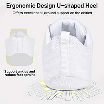 CADIDL Cheer Shoes Women White Cheerleading Shoes for Girls & Youth 7 (M) US