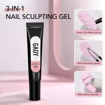GAOY 3D Nail Gel for Stunning Nail Art Designs