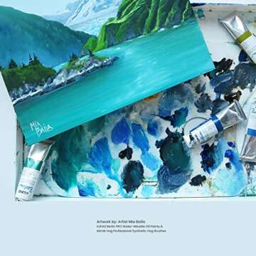 Lukas Berlin Water Mixable Oil Paint - 37ml Cadmium Orange