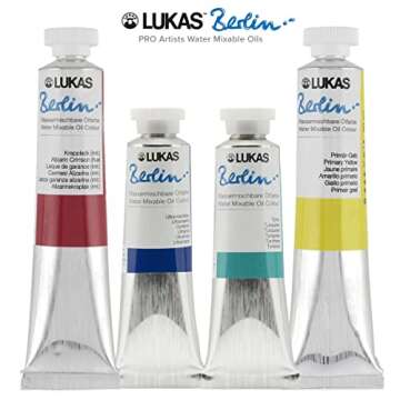 Lukas Berlin Water Mixable Oil Paint - 37ml Cadmium Orange