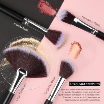 Professional 32-Piece Makeup Brush Set for Flawless Application