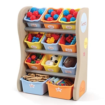 Step2 Fun Time Toy Organizer for Kids Room Storage