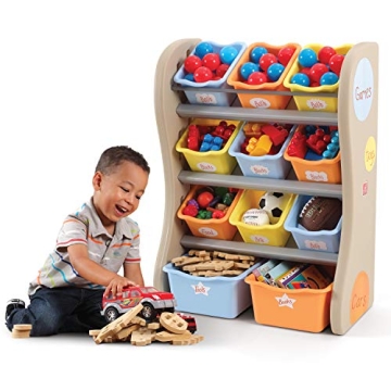 Step2 Fun Time Toy Organizer for Kids Room Storage