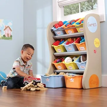 Step2 Fun Time Toy Organizer for Kids Room Storage